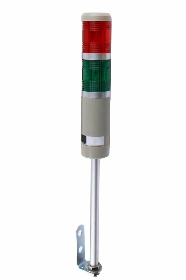 D50 Işıklı Kolon 24VDC Sabit Kırmızı Yeşil MST-51072