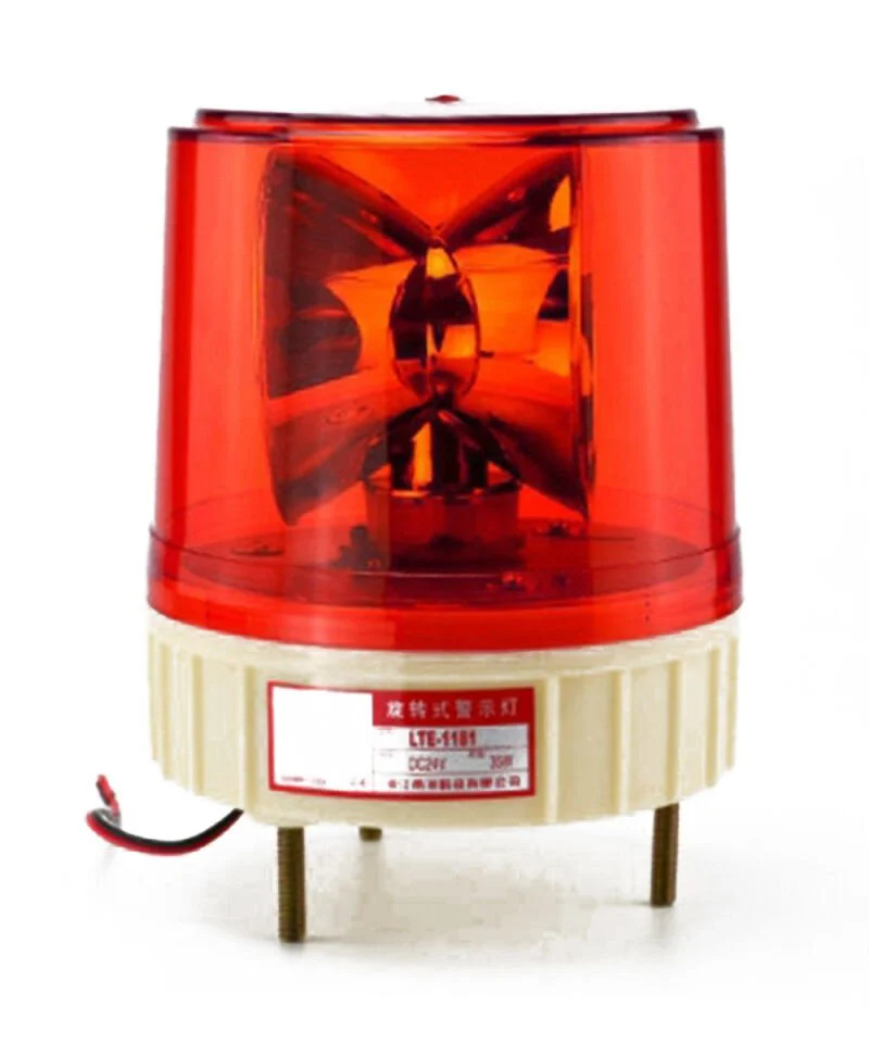Döner Lamba D165 24VDC Kırmızı MRR-35174