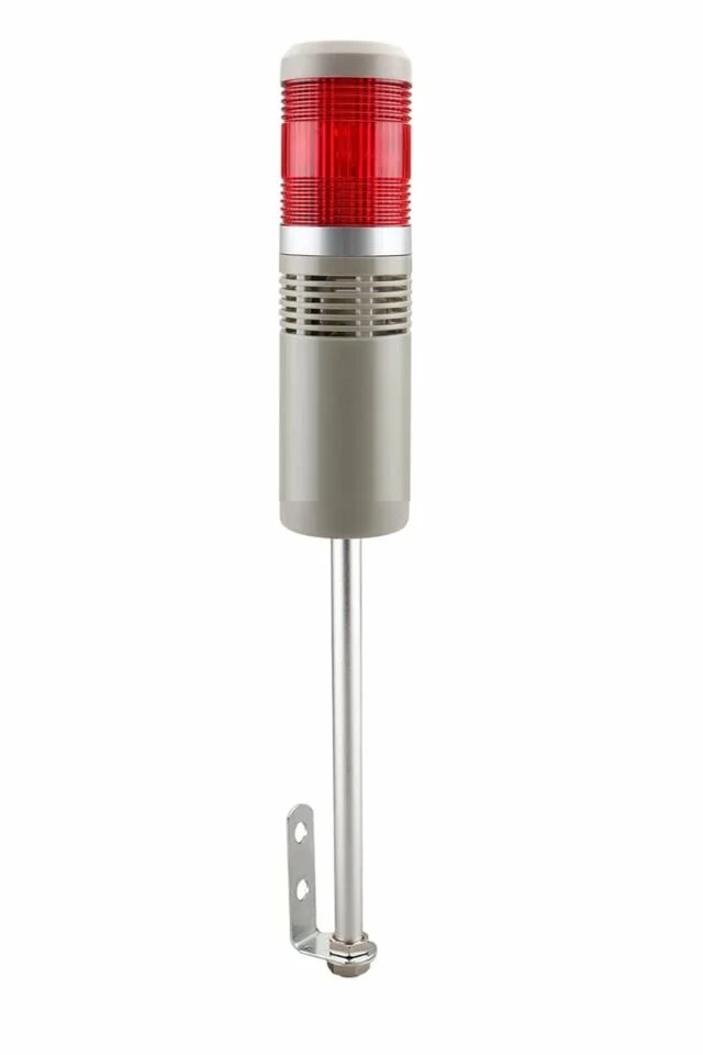 D50 Işıklı Kolon 230VAC Flaşör Buzzer Kırmızı MST-52151