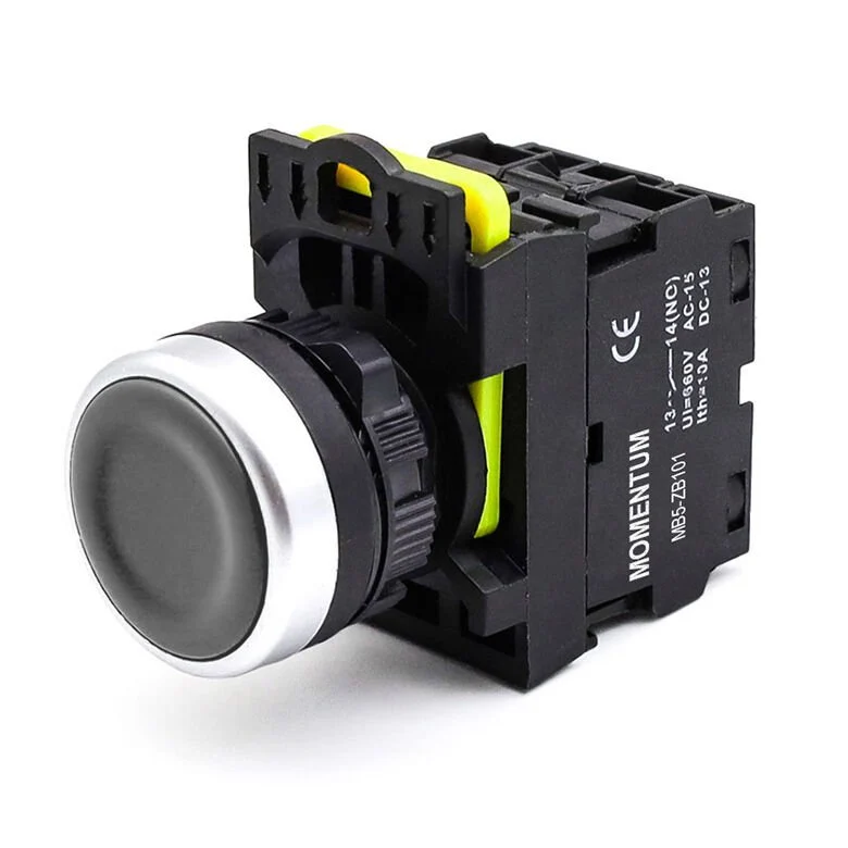 D22 Buton Yaylı Siyah NO MB5-EA210