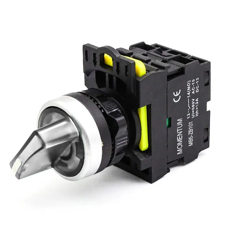 D22 Buton Mandal Led Beyaz 1-0-2 2NO MB5-ET711