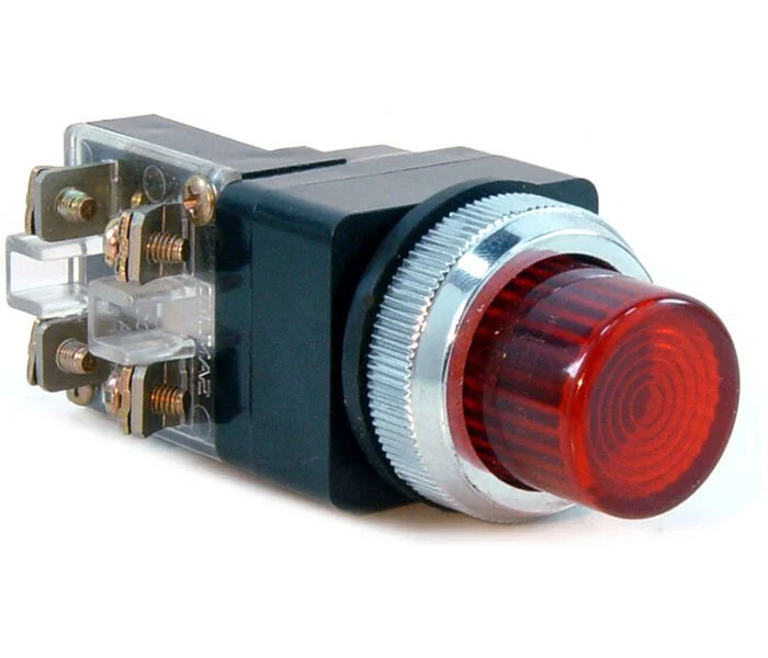 D30 Buton Işıklı NO+NC Kırmızı MBW-51450