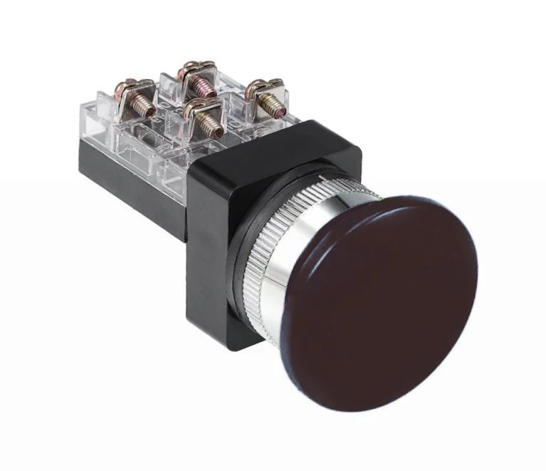 D30 Buton Mantar NO+NC Siyah MBW-81250