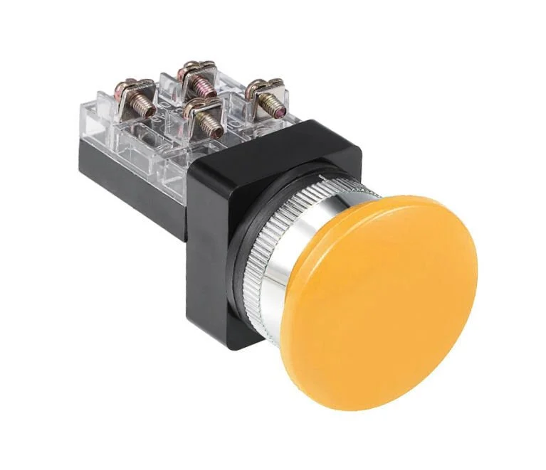 D30 Buton Mantar NO+NC Sarı MBW-81550
