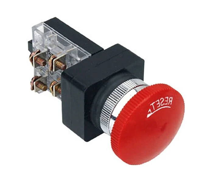 D30 Buton Acil Stop NO+NC Kırmızı MBW-89450