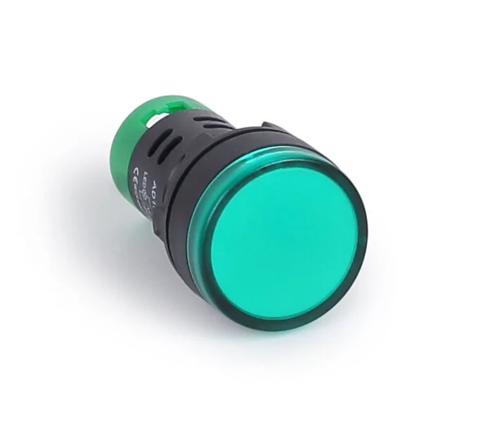 22mm Led Sinyal Lambası 230VAC Yeşil MB3-EV936