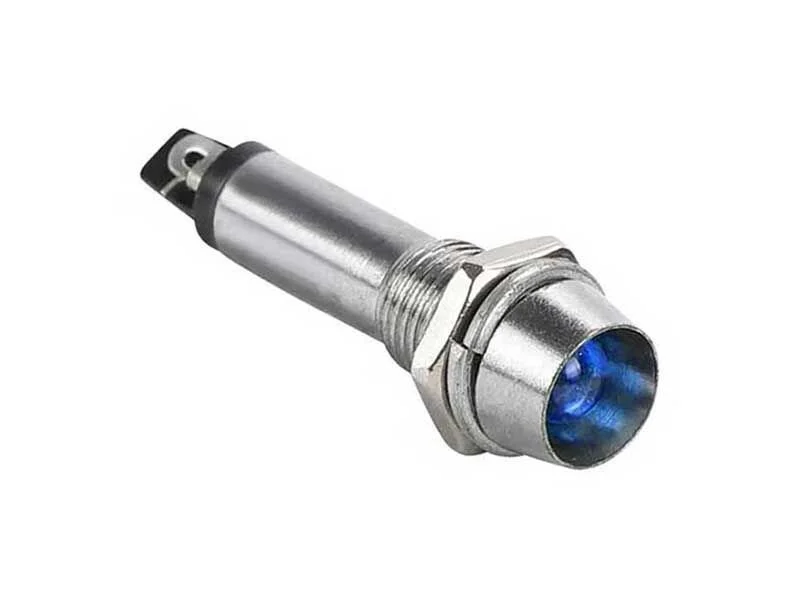8mm Sinyal Lambası 24VDC Mavi MBS-35876
