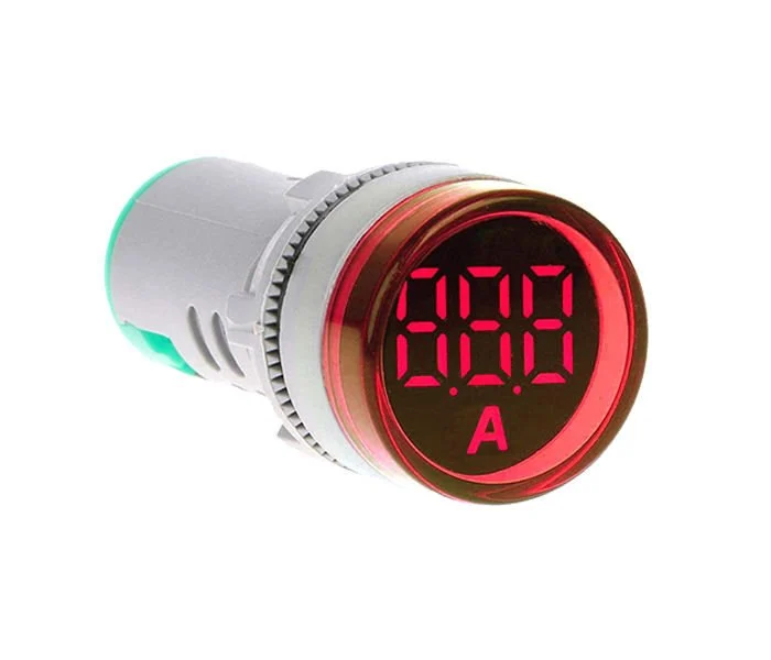 D22 Sinyal Led Ampermetre 0-100A Kırmızı MB3-EV646