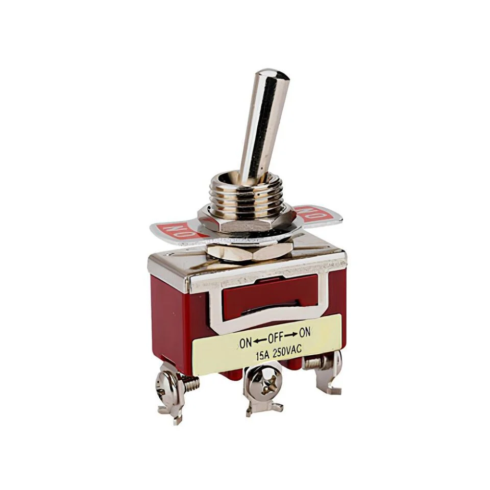 Toggle Switch 1 Kutup 16A/250VAC 3 Pin On-Off-On MTX-16103
